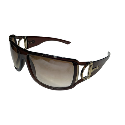 GUCCI BROWN SUNGLASSES