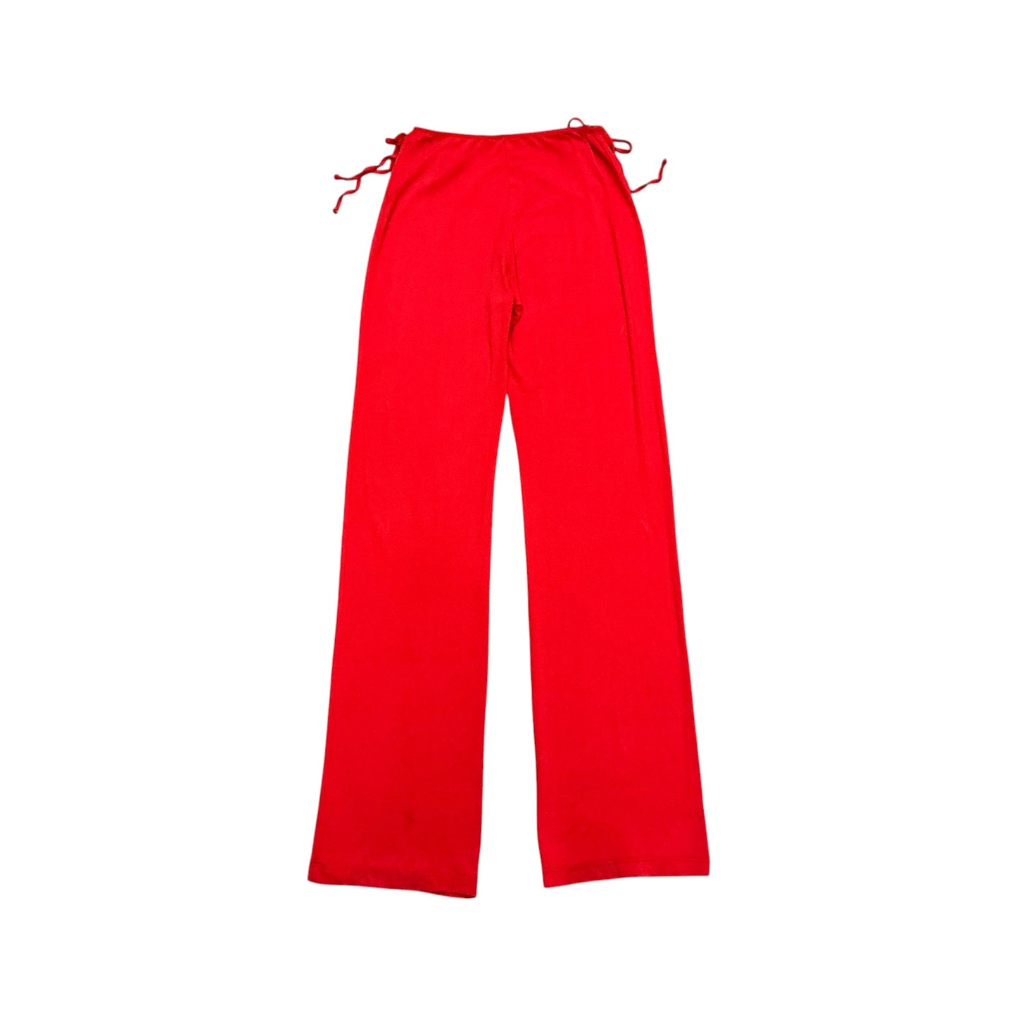 VIVIENNE WESTWOOD RED CUTOUT PANTS