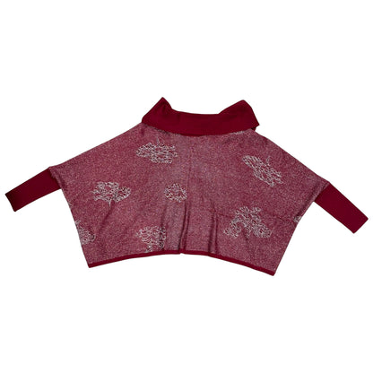 VIVIENNE WESTWOOD RED LABEL SPARKLE BURGUNDY CARDIGAN