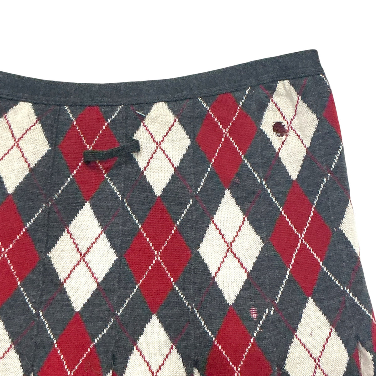 JEAN PAUL GAULTIER PLAID WOOL SKIRT