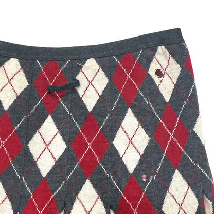 JEAN PAUL GAULTIER PLAID WOOL SKIRT