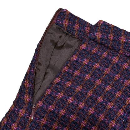 MIU MIU PURPLE TWEET SKIRT