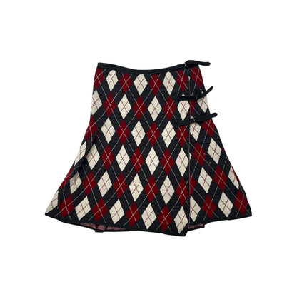 JEAN PAUL GAULTIER PLAID WOOL SKIRT