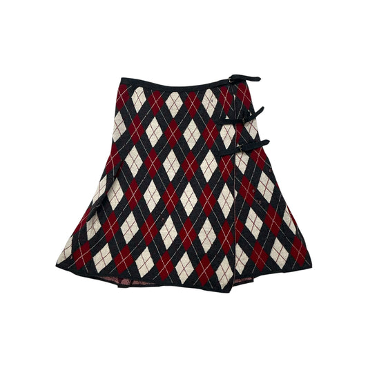 JEAN PAUL GAULTIER PLAID WOOL SKIRT
