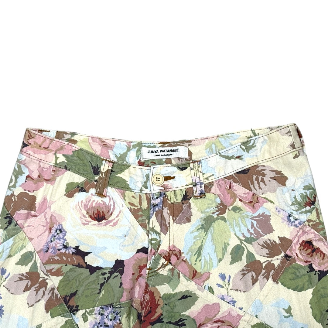 JUNYA WATANABE FLORAL FLARED PANTS