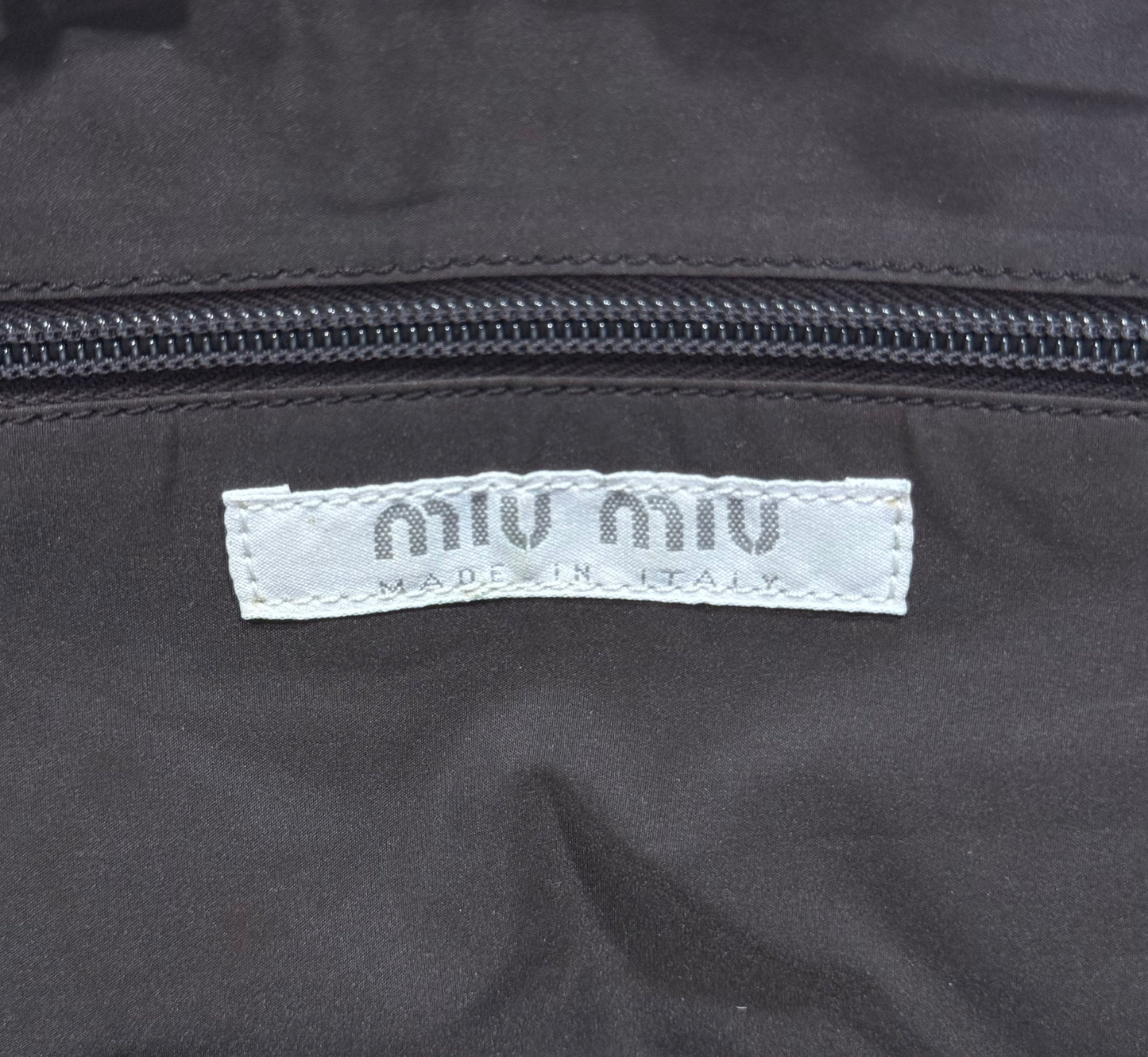 MIUMIU PURPLE TWEED HANDBAG