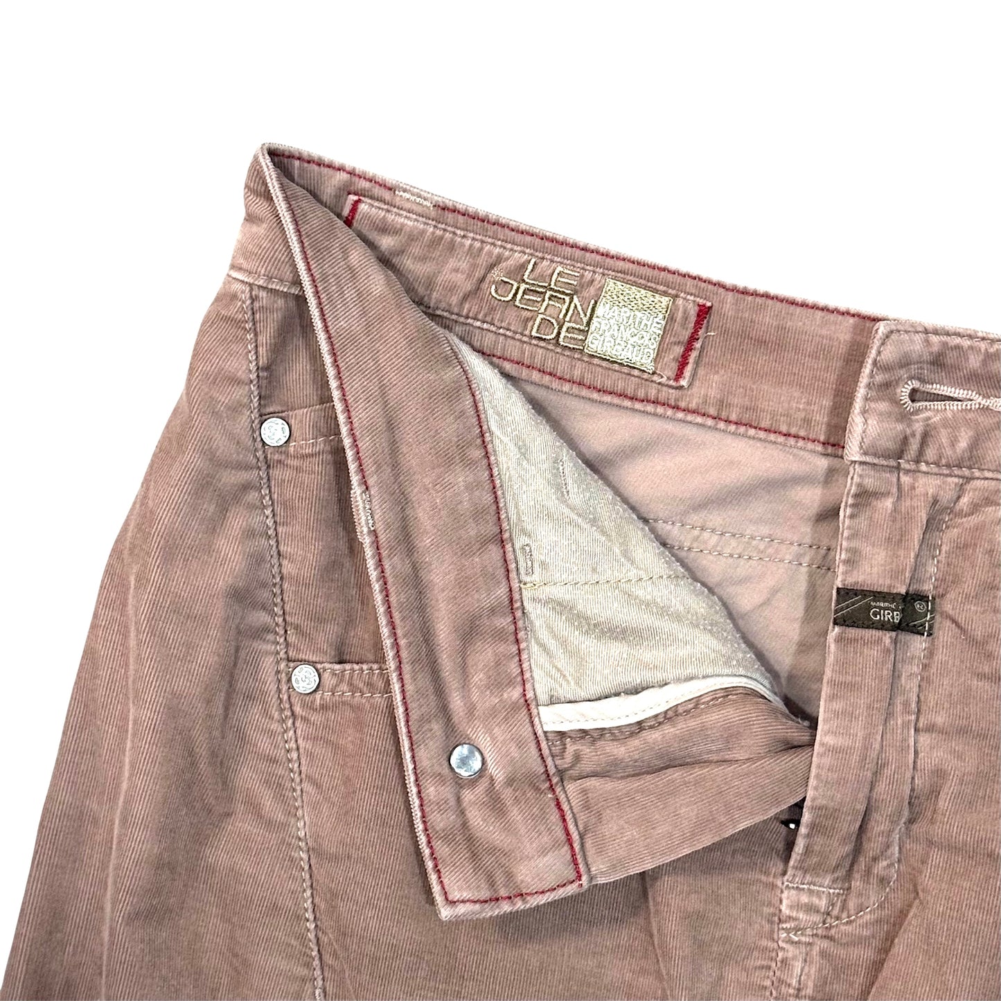 MARITHE FRANCOIS GIRBAUD NUDE VELVET SKIRT