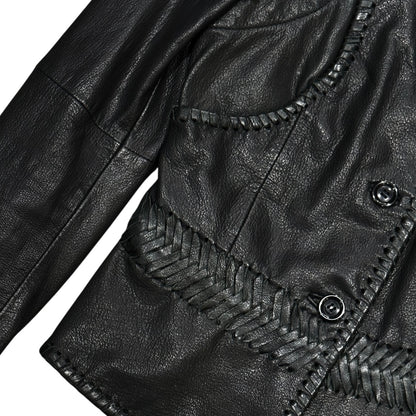 JUST CAVALLI LEATHER JACKET