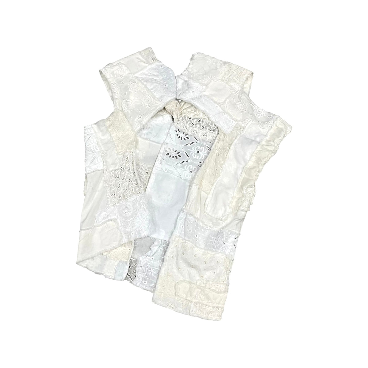 JUNYA WATANABE 2004 EMBROIDERED PATCHWORK TOP