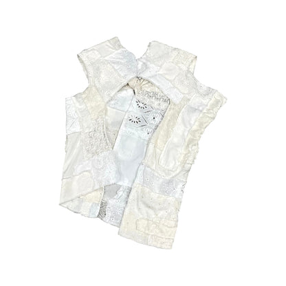JUNYA WATANABE 2004 EMBROIDERED PATCHWORK TOP