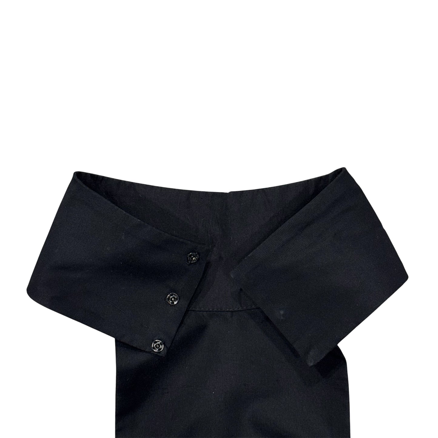 YVES SAINT LAURENT 2011 BLACK HIGH NECK HALTER TOP