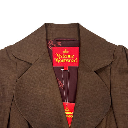 VIVIENNE WESTWOOD BROWN BLAZER