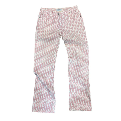 Dior Trotter Monogram Pants Pink