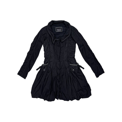 MARITHE FRANCOIS GIRBAUD BLACK NYLON DRESS