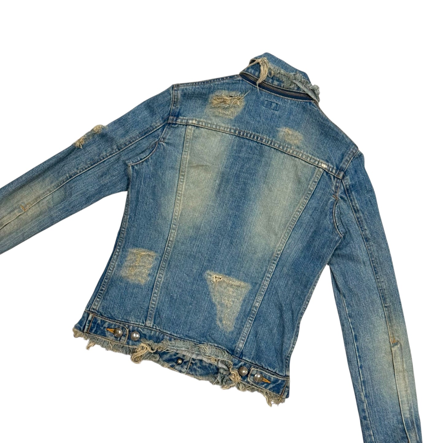 L.G.B DISTRESS DENIM JACKET
