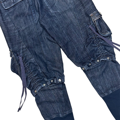 MARITHE FRANCOIS GIRBAUD DENIM CAPRIS PANTS