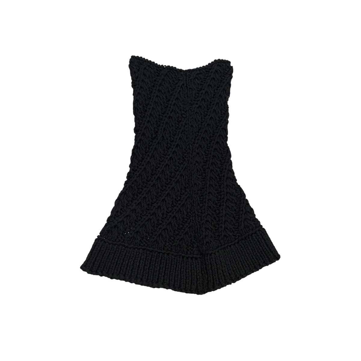 DOLCE & GABBANA BLACK KNIT SKIRT