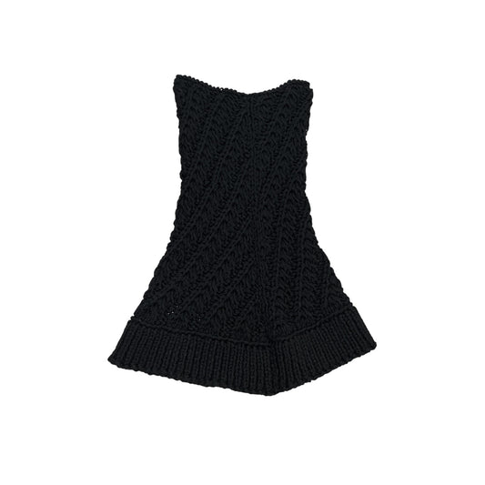 DOLCE & GABBANA BLACK KNIT SKIRT
