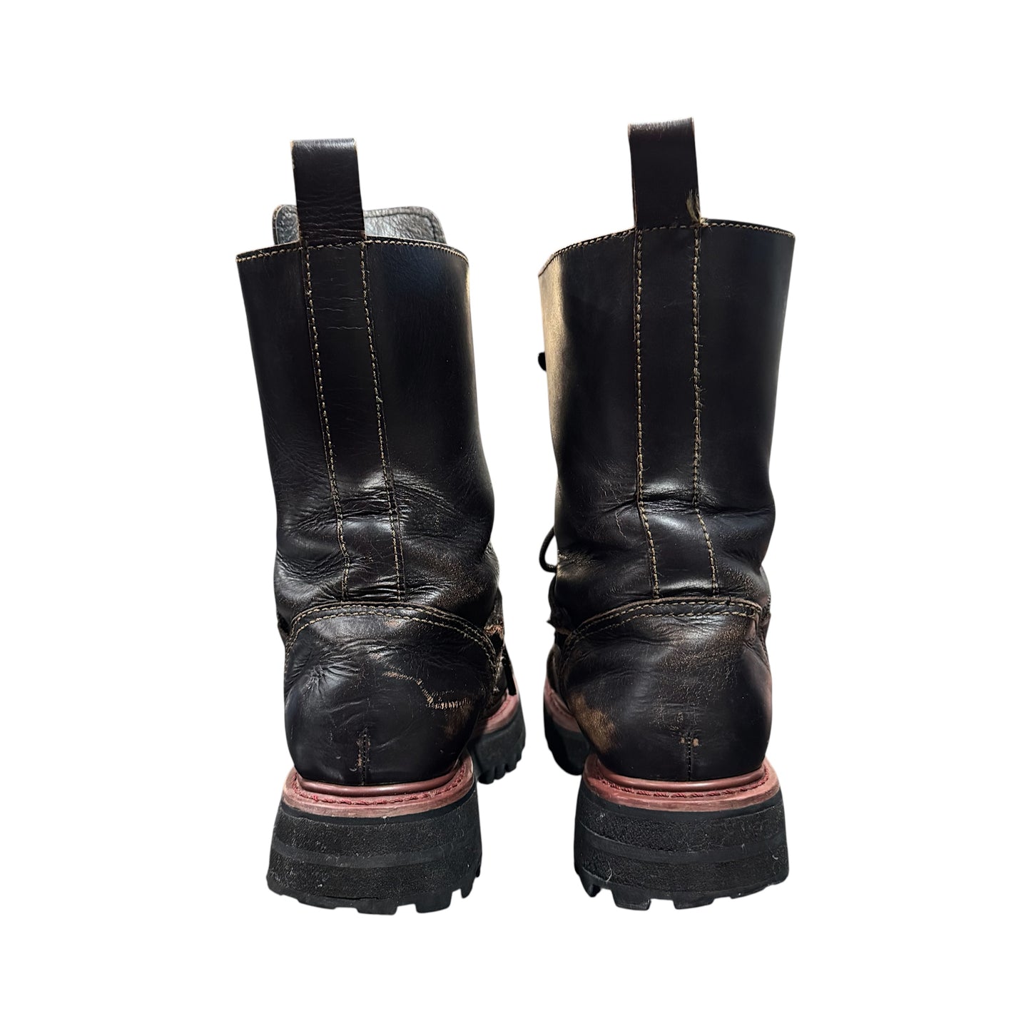 JEAN PAUL GAULTIER 1990 LACE UP COMBAT BOOTS