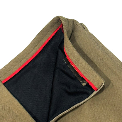 PRADA SPORT KHAKI MIDI SKIRT