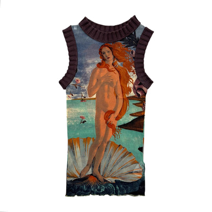 JEAN PAUL GAULTIER BIRTH OF VENUS MESH TOP