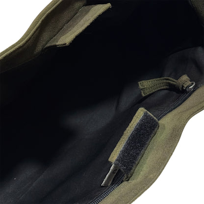 MIU MIU 2000S GREEN NEOPRENE TOTE BAG