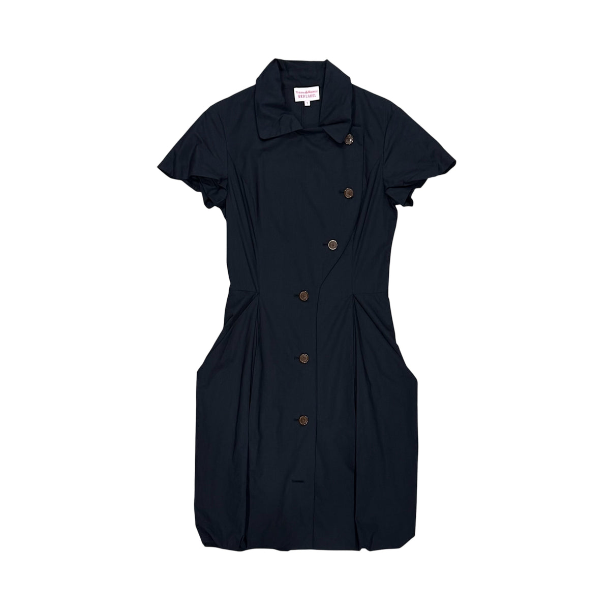 VIVIENNE WESTWOOD RED LABEL NAVY BUTTON UP DRESS