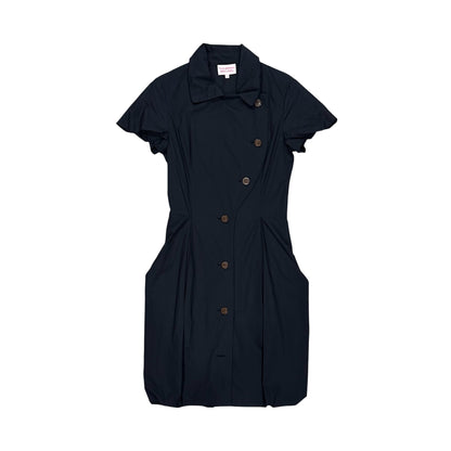 VIVIENNE WESTWOOD RED LABEL NAVY BUTTON UP DRESS