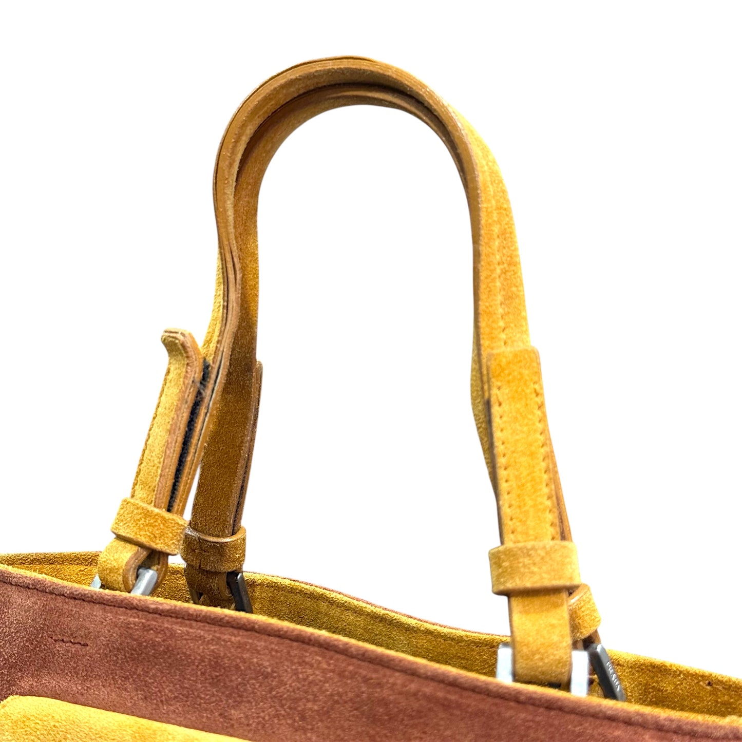 PRADA SUEDE TWO TONE BAG