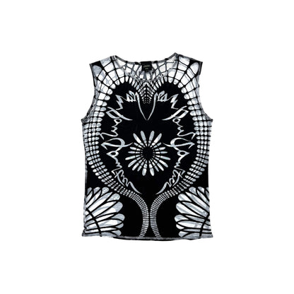 JEAN PAUL GAULTIER BLACK MESH TOP