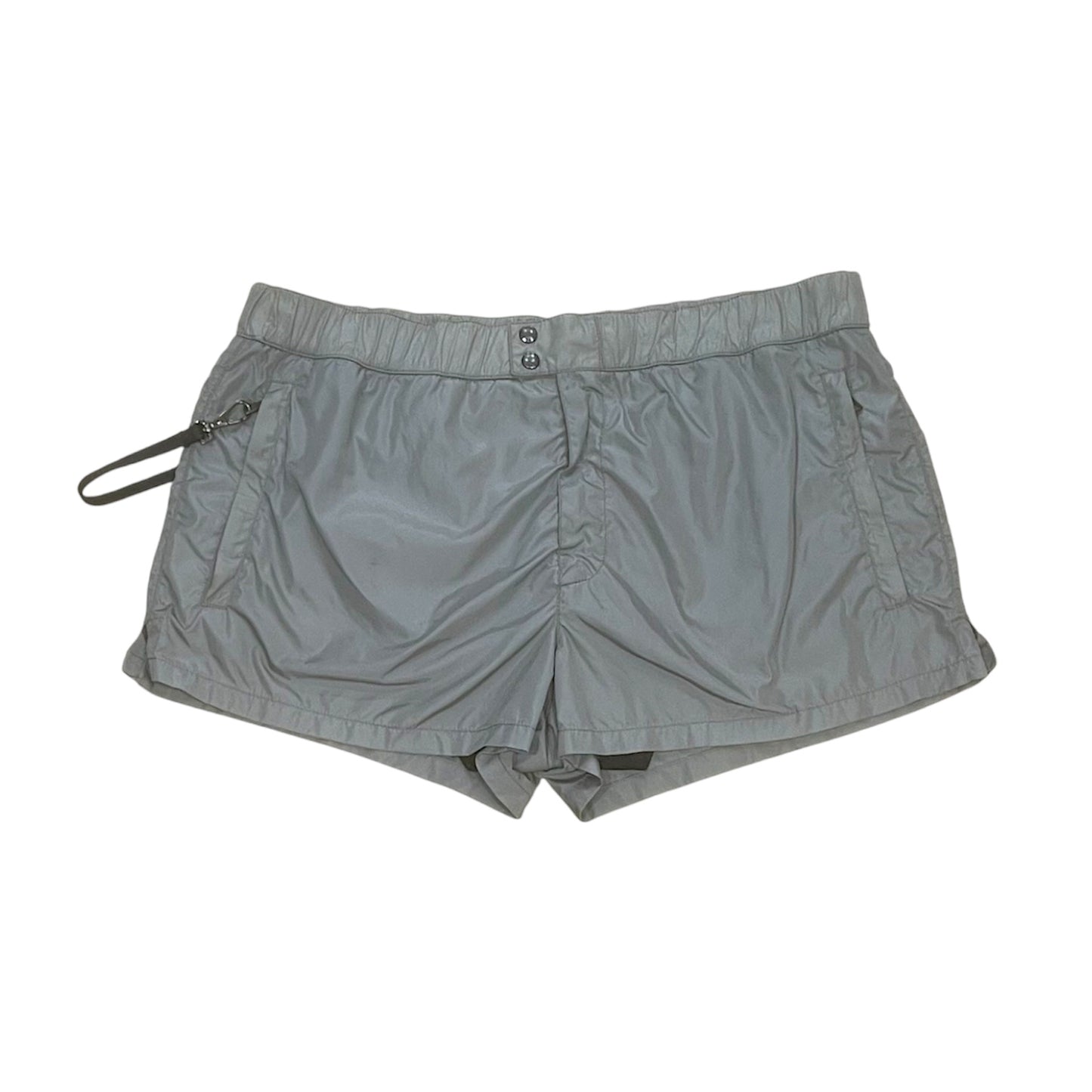 PRADA GREY NYLON SHORT