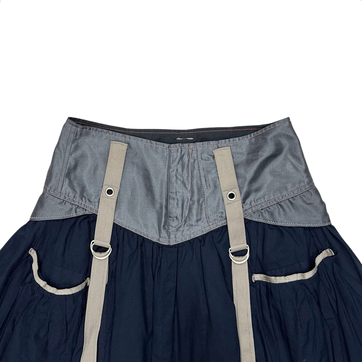 MARITHE FRANCOIS GIRBAUD NAVY SKIRT