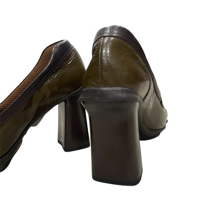 MIU MIU 1999 BUBBLE SOLE PATENT LEATHER HEELS