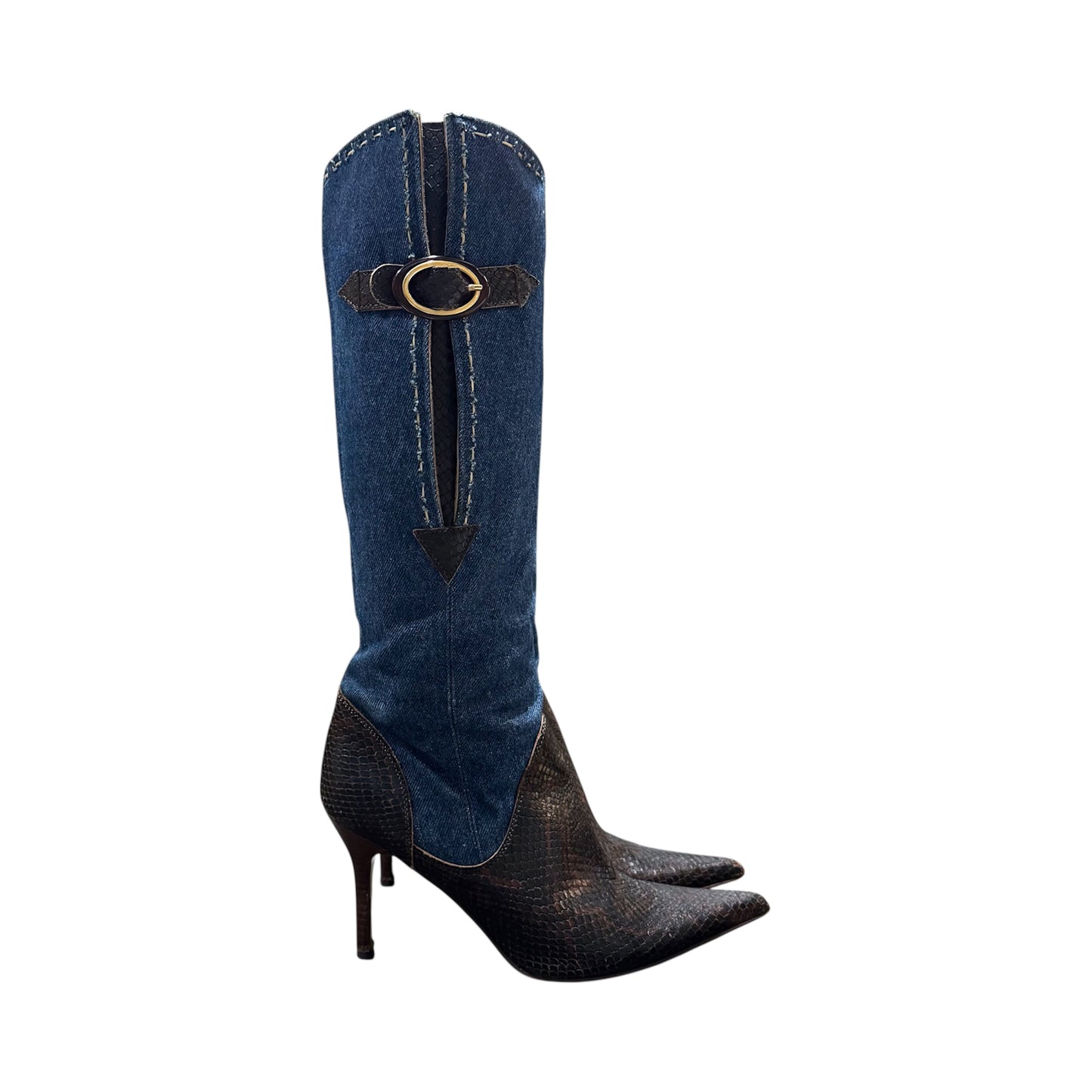 DOLCE & GABBANA DENIM BOOTS