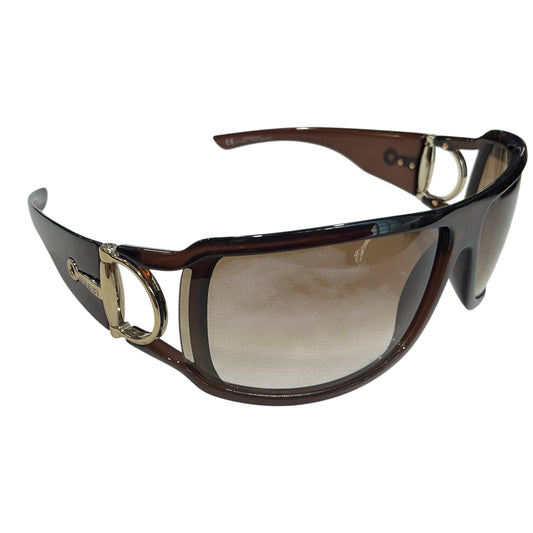 GUCCI BROWN SUNGLASSES
