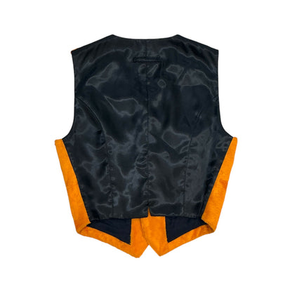 JEAN PAUL GAULTIER ORANGE FUR VEST