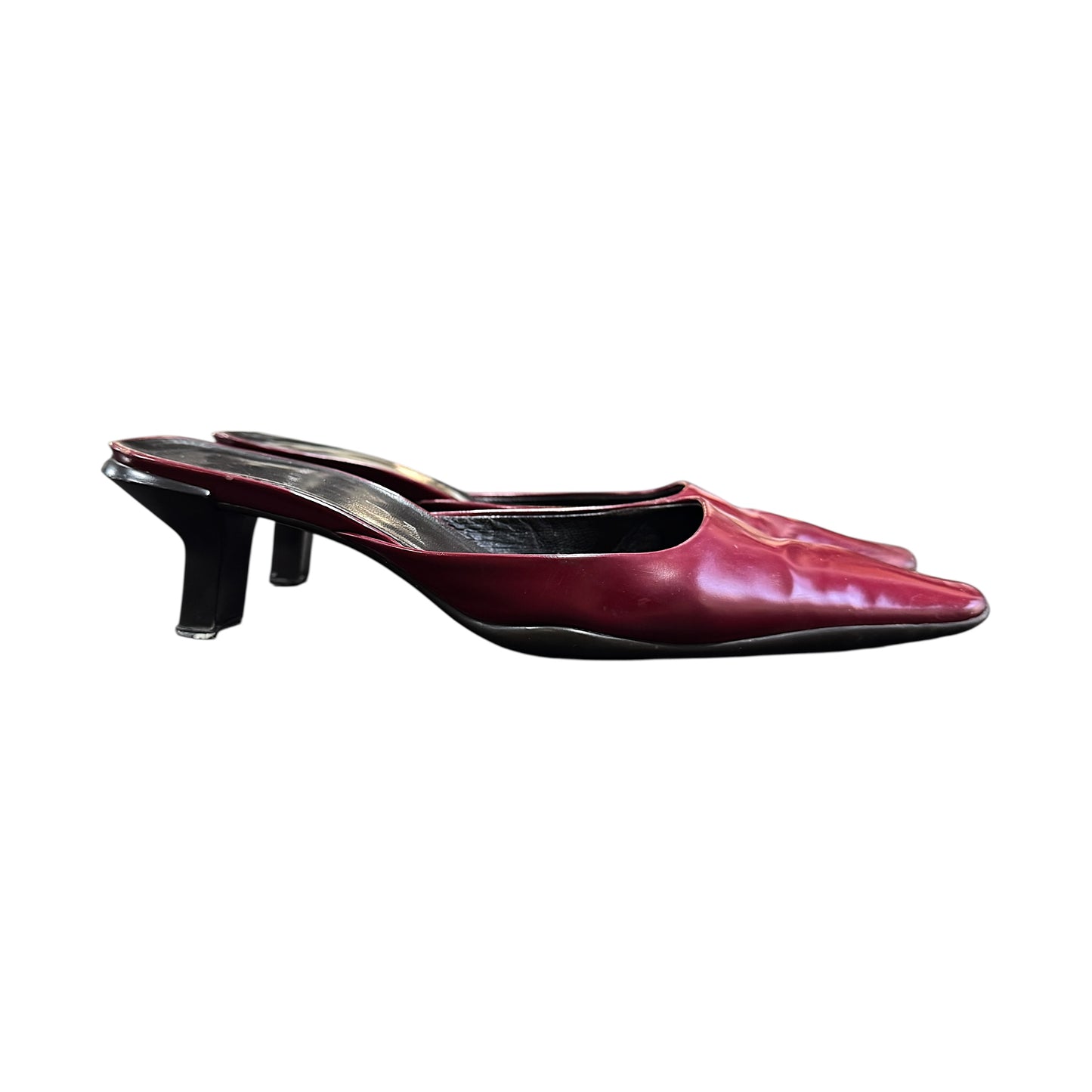 PRADA RED MULES