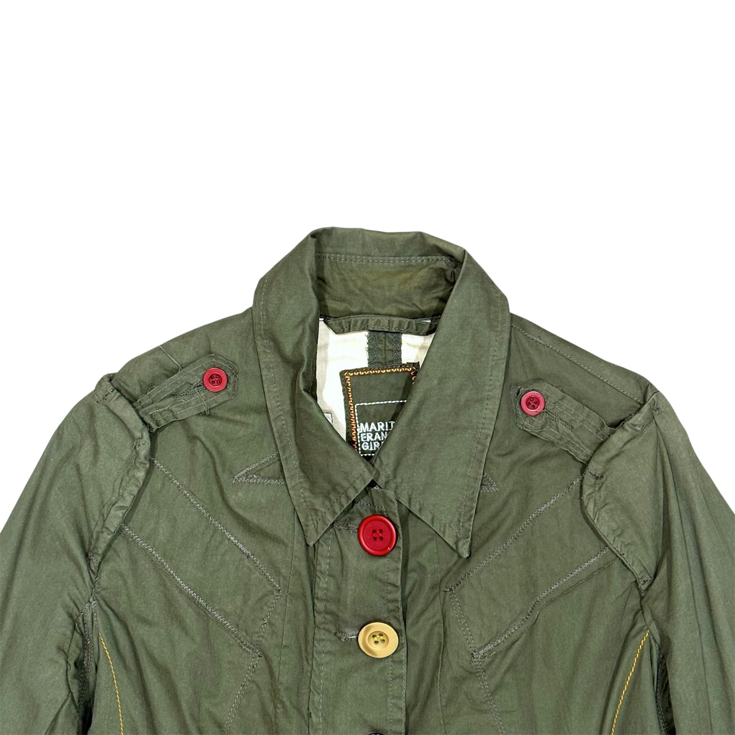 MARITHE FRANCOIS GIRBAUD GREEN JACKET