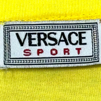VERSACE SPORT NEON YELLOW CROP TOP