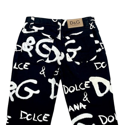 DOLCE & GABBANA 2000S GRAFFITI PANTS