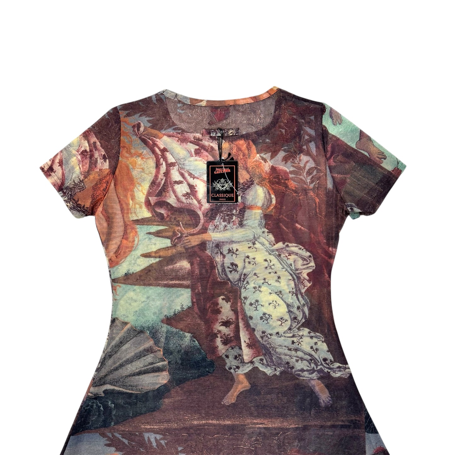 JEAN PAUL GAULTIER “BIRTH OF VENUS” MESH DRESS