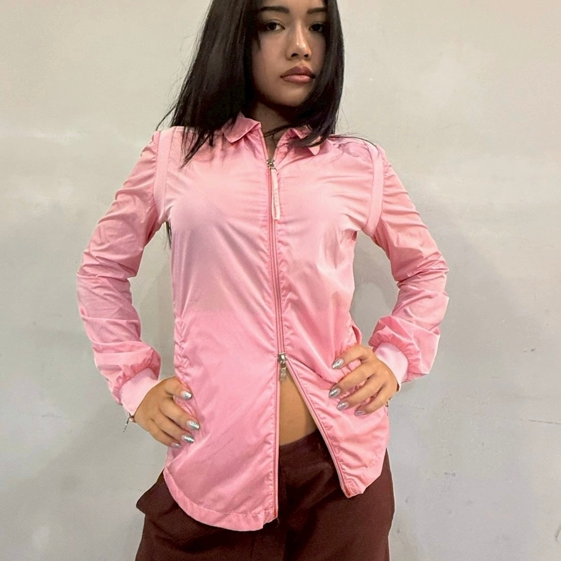 PRADA PINK NYLON JACKET