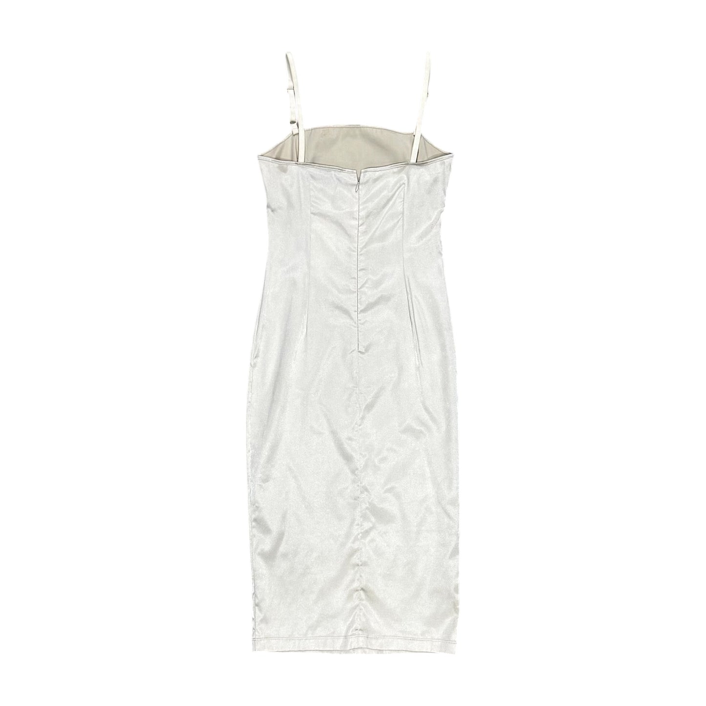 DOLCE & GABBANA SHEER FLORAL LACE OVERLAY DRESS