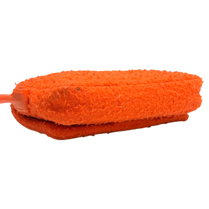 MIU MIU FW1999 ORANGE WOOL RUBBER SHOULDER BAG