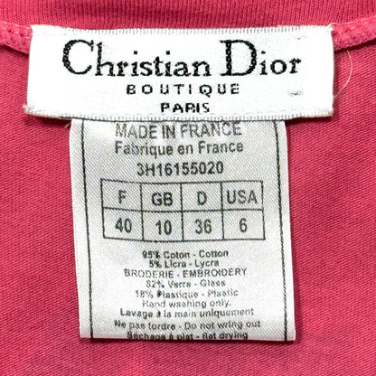 CHRISTIAN DIOR “I HEART DIOR” PINK LONG SLEEVE