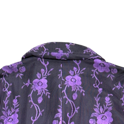 COMME DES GARÇONS FLORAL PATTERN COAT