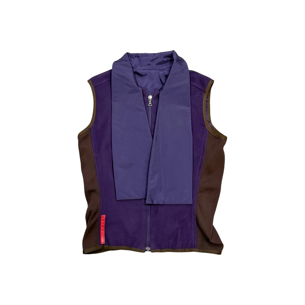 PRADA SPORT REVERSIBLE PURPLE NYLON VEST