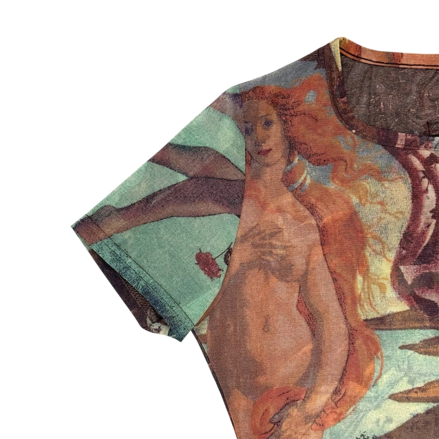JEAN PAUL GAULTIER “BIRTH OF VENUS” MESH DRESS