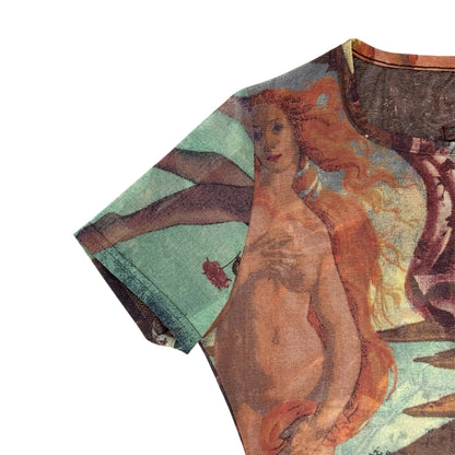 JEAN PAUL GAULTIER “BIRTH OF VENUS” MESH DRESS