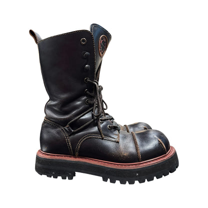JEAN PAUL GAULTIER 1990 LACE UP COMBAT BOOTS